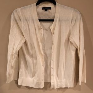 Cream colored Banana Republic cardigan